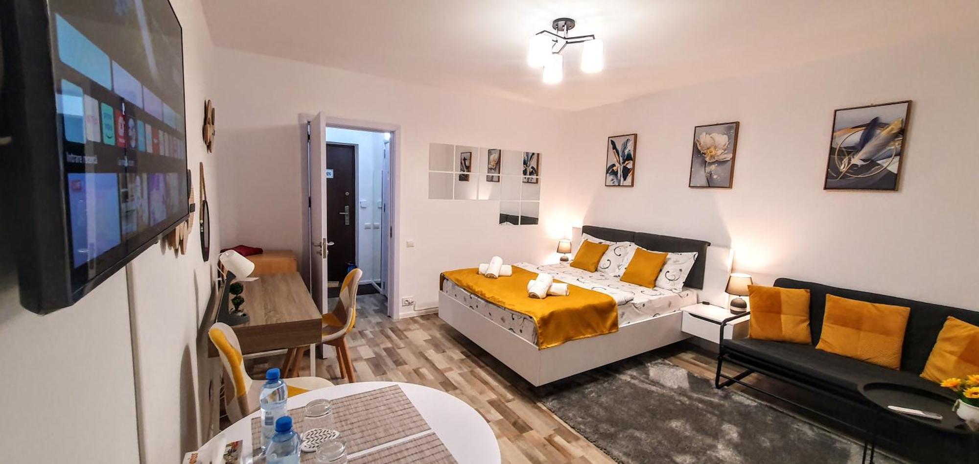 The Yellow King - Luxurious Apartment Бухарест Экстерьер фото